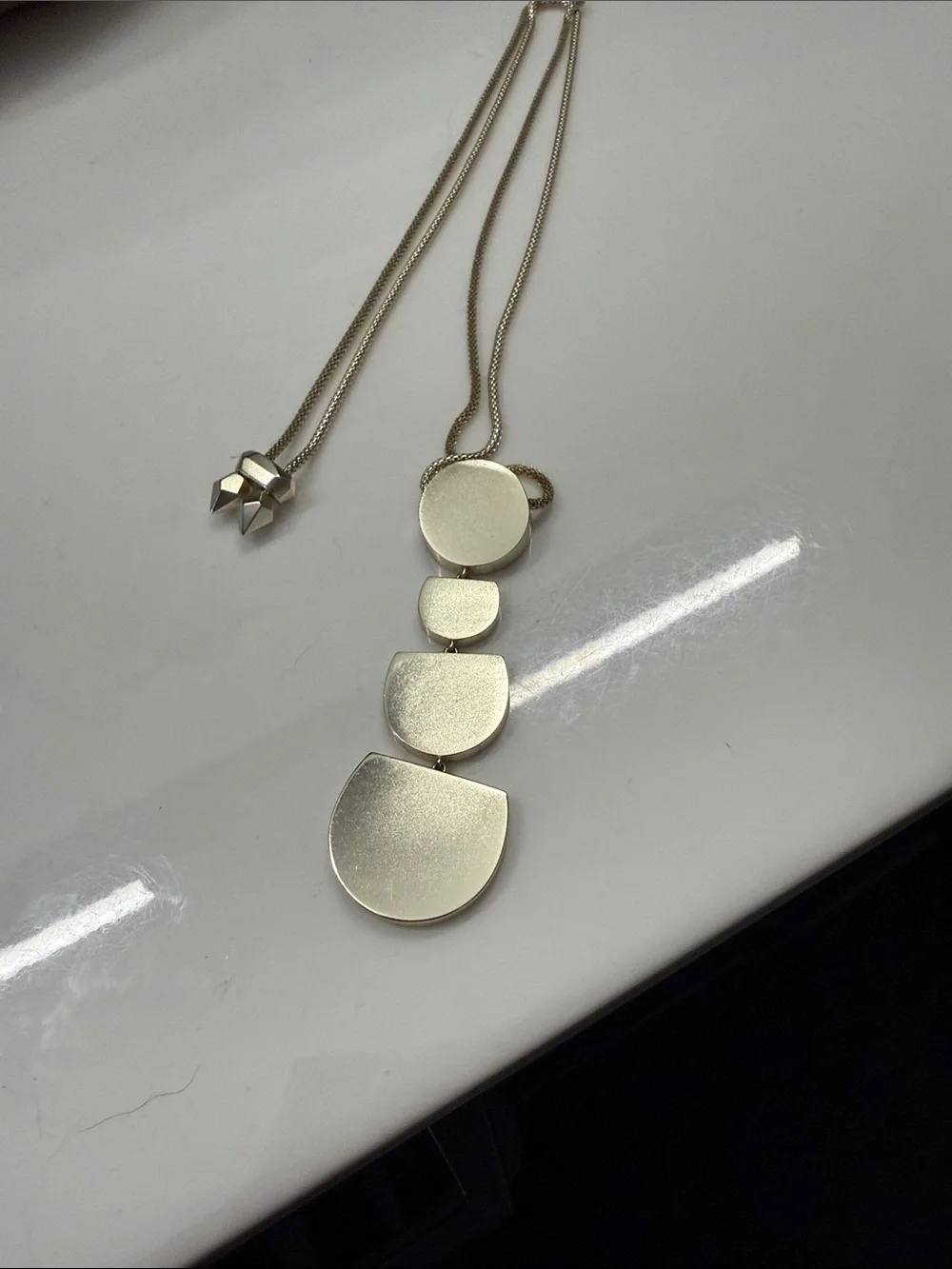 Kendra Scott Gold-Tone Necklace with Pink and Brown Accents
